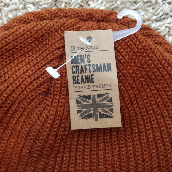 Men's Craftsman Beanie dark mustard color - Picture 3 of 3